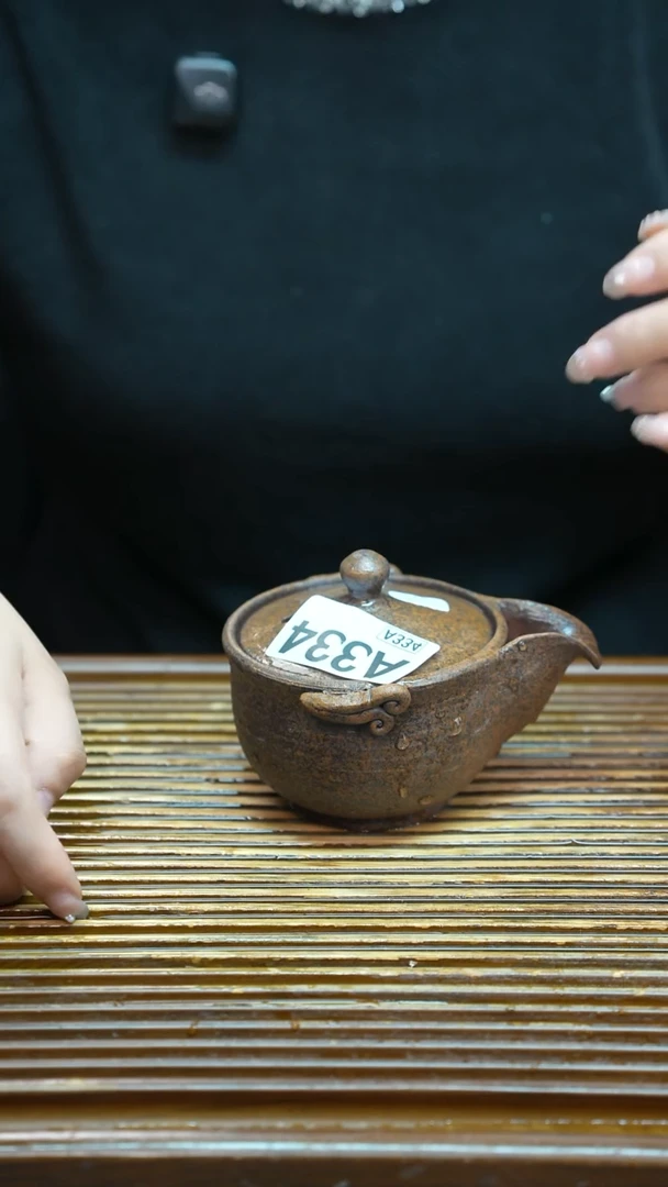 万古烧粗陶手工茶具