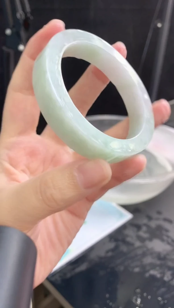 【闪购商品】定制翡翠手镯未镶嵌45 57-59正