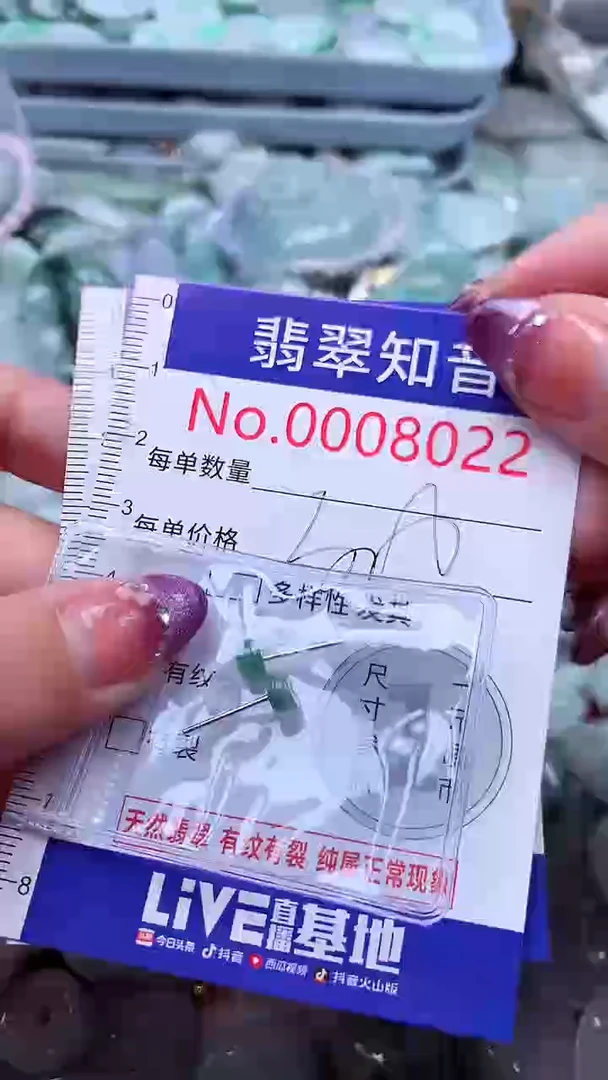 翡翠未镶嵌吊坠(不含链)8022