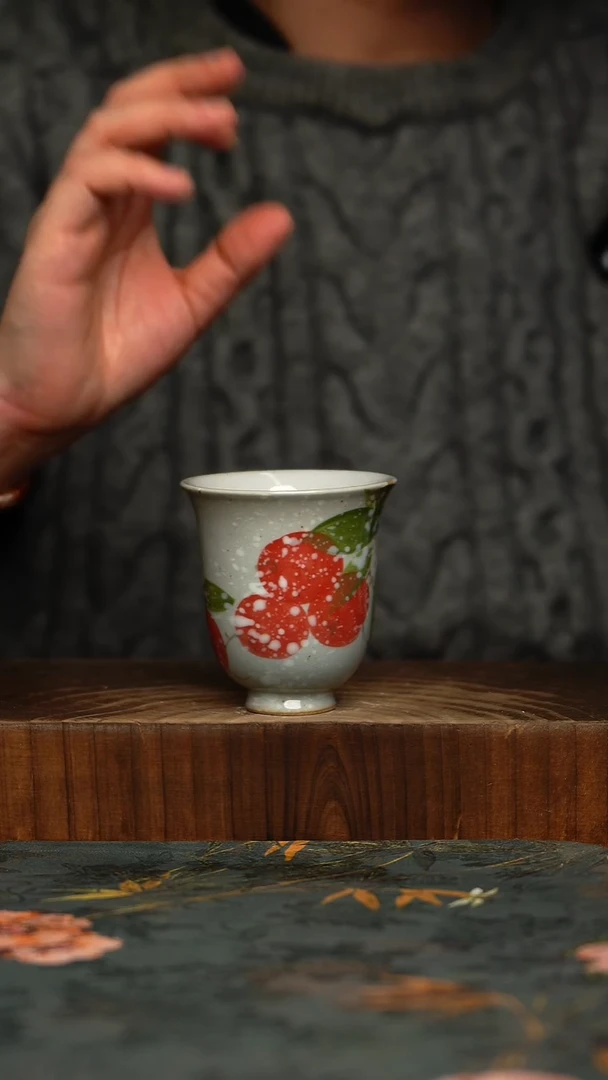 瓷片釉下彩手工手绘同款陶器