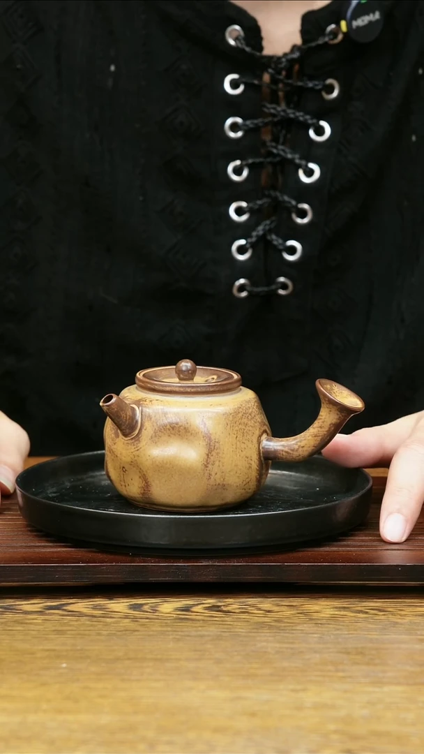 柴烧老岩泥高温茶器皿