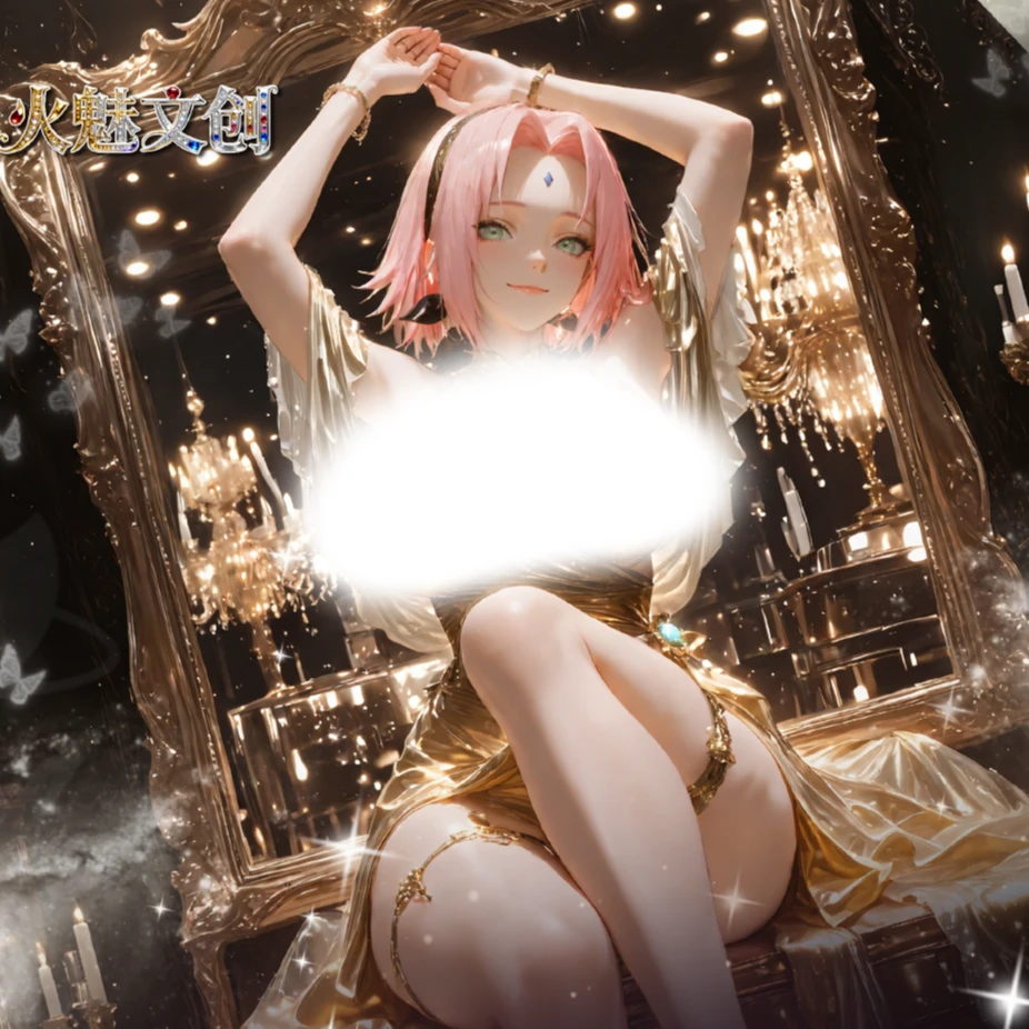 老登【欢乐哞哞】火魅火影忍者A6清凉妹卡色纸（默认代拆）