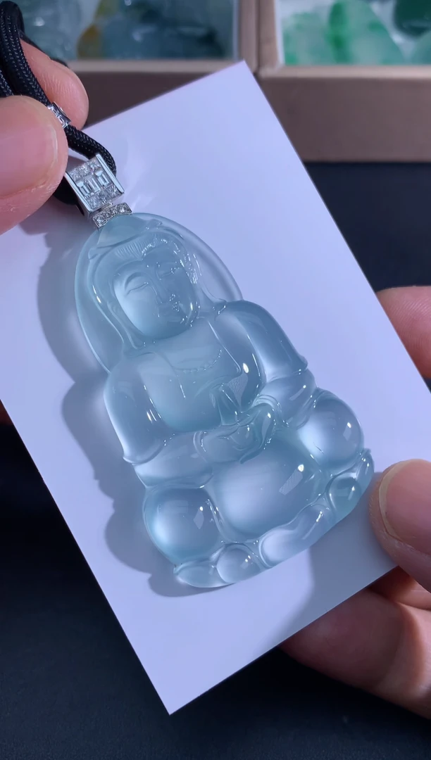 颈饰未镶嵌翡翠天然A货翡翠 定制翡翠 定金