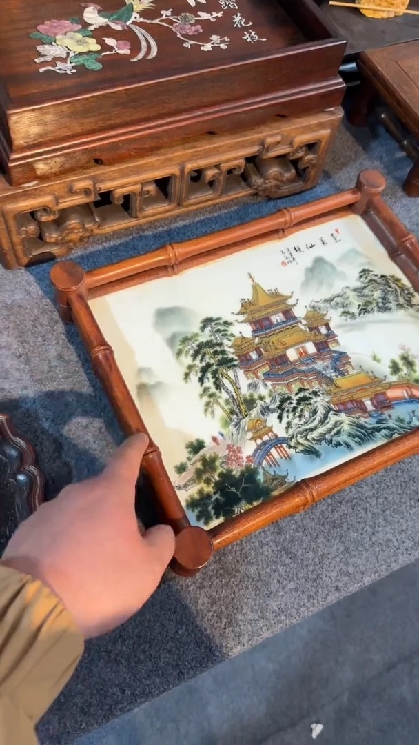 木福利             瓷板盘