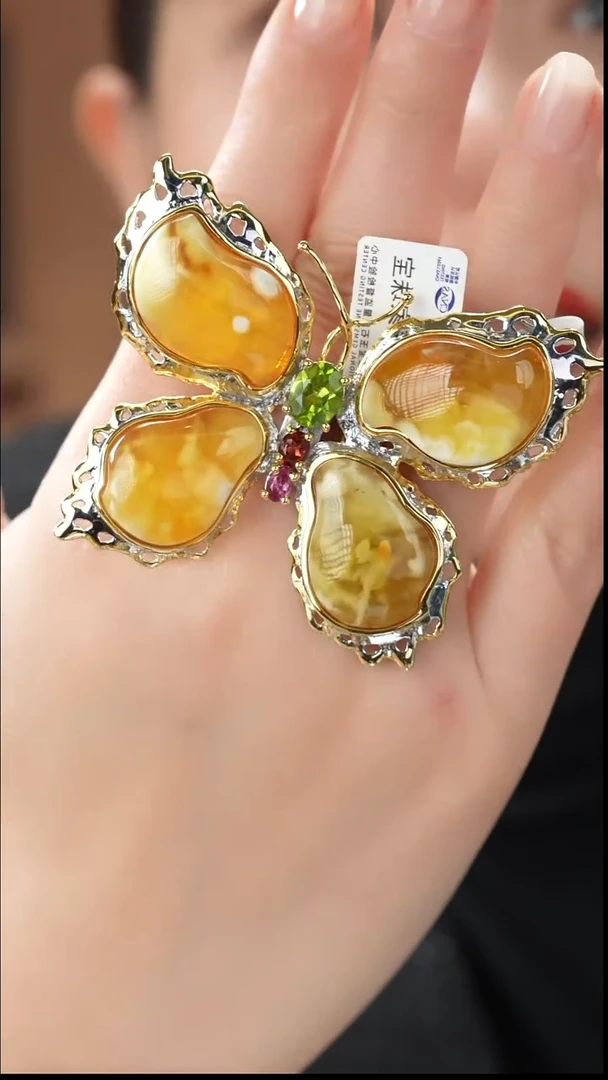 琥珀吊坠(不含链)未镶嵌精品蜜蜡吊坠