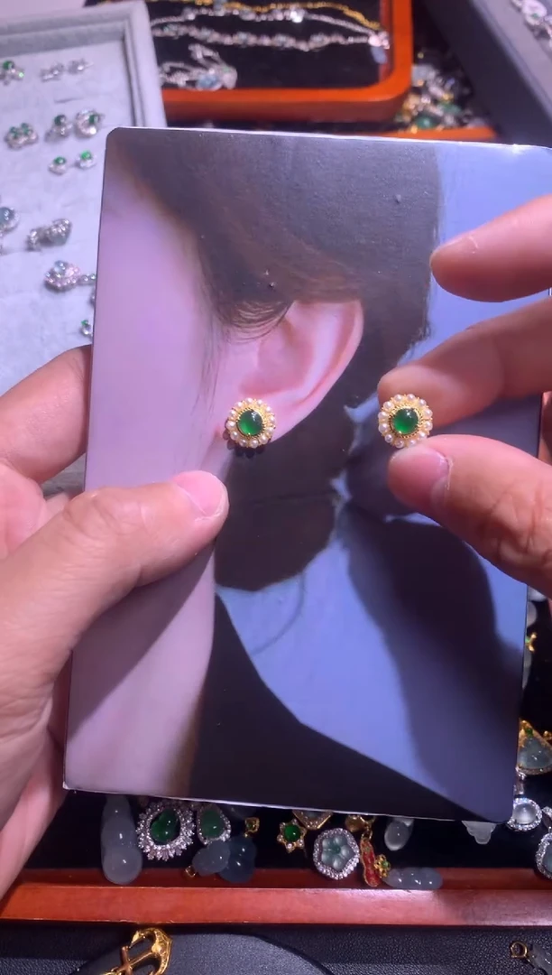 【闪购商品】翡翠吊坠(不含链)银S925镶嵌1