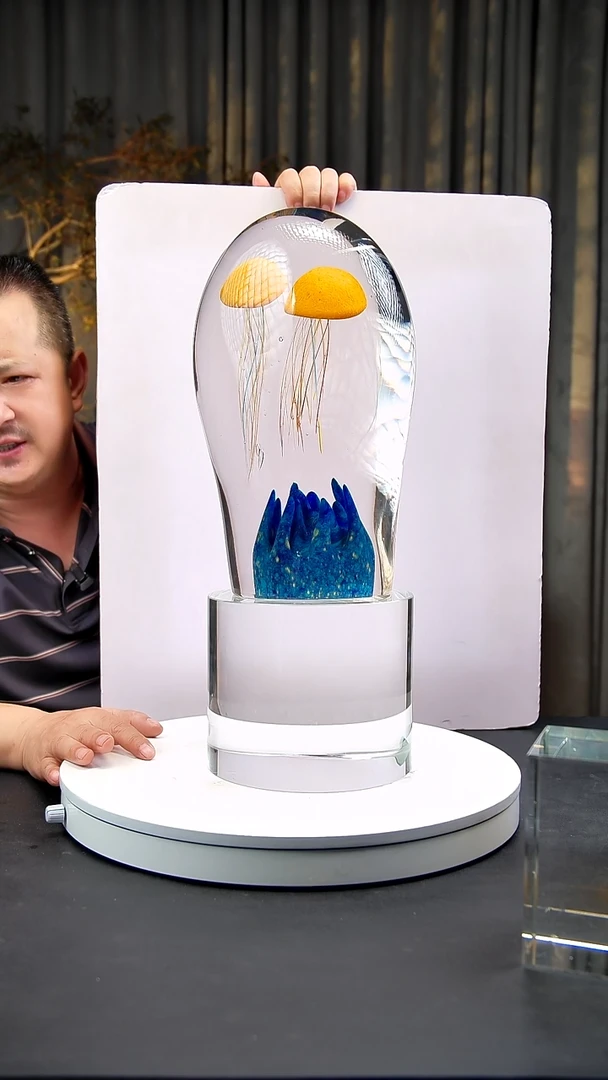 玻璃邹*m手工琉璃摆件