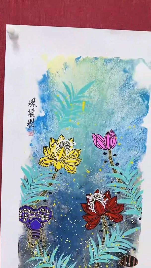 【闪购商品】绘画杨风顺绘画2平尺花鸟