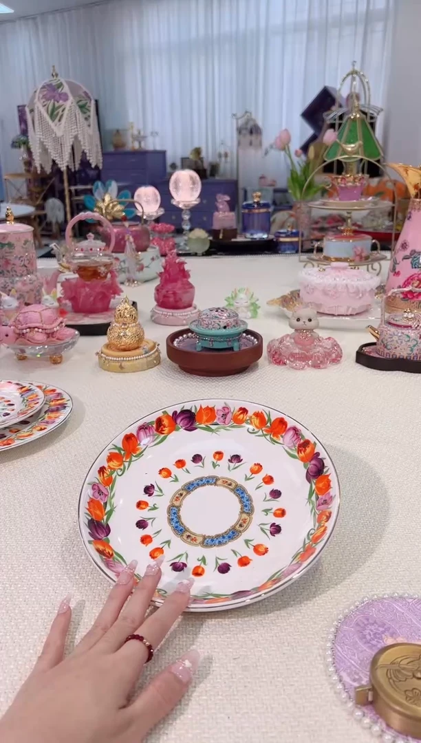 郁金香 9寸深盘