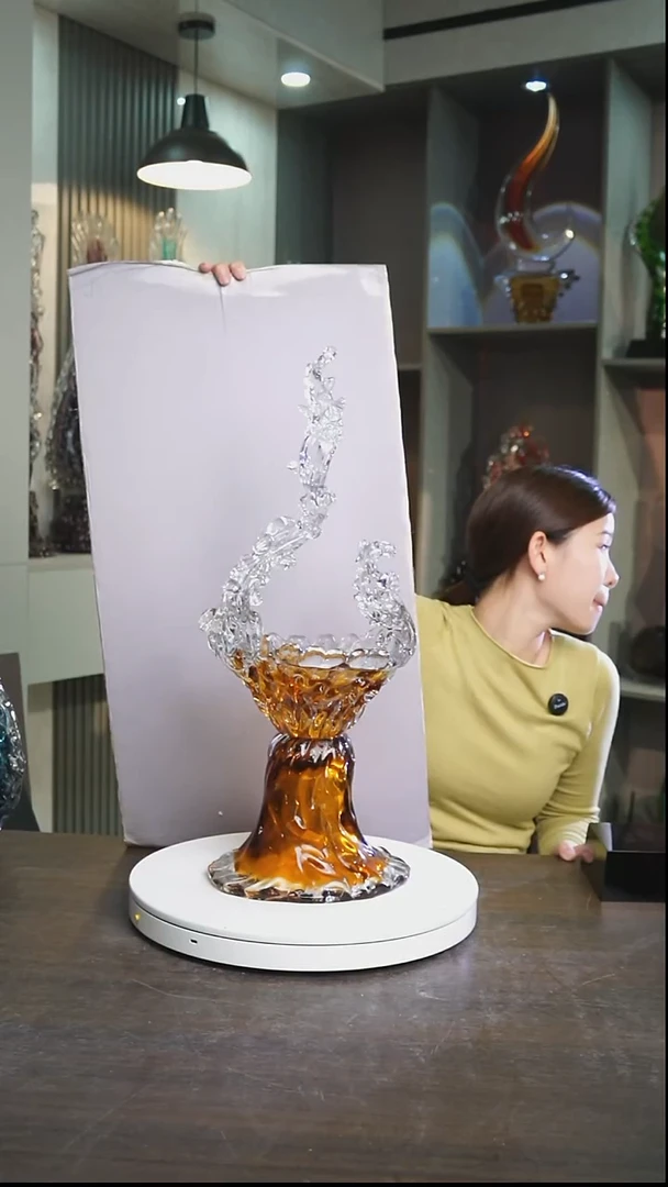 琉璃天*琥珀金色聚宝盆