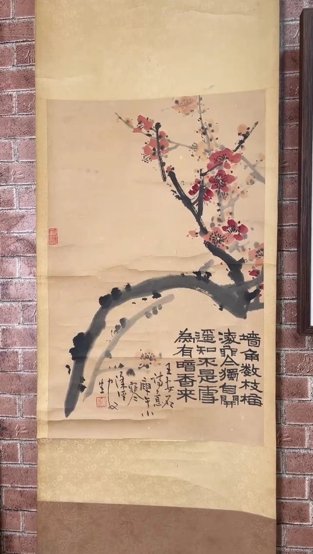国画咚*WX周 安生 梅花