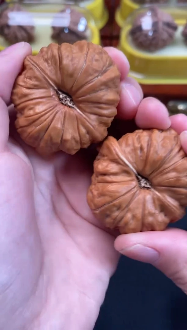 把件文玩核桃南瓜墩39尺Q681