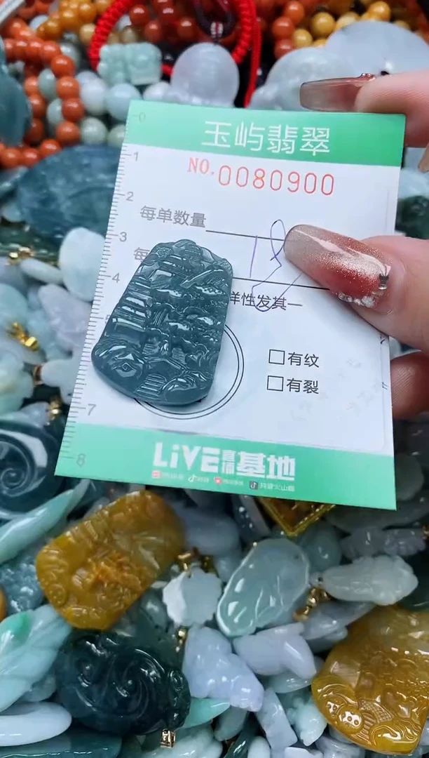 【闪购商品】翡翠颈饰未镶嵌闪购0080900多样性发其一