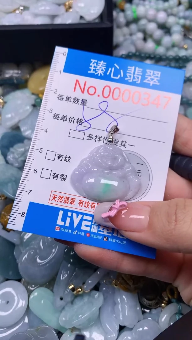 【闪购商品】翡翠颈饰未镶嵌含绳000347