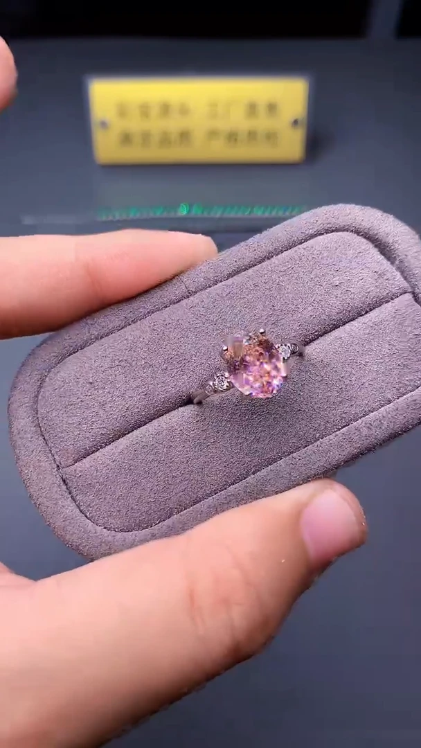 珠宝奇石银S925镶嵌双色碧玺00