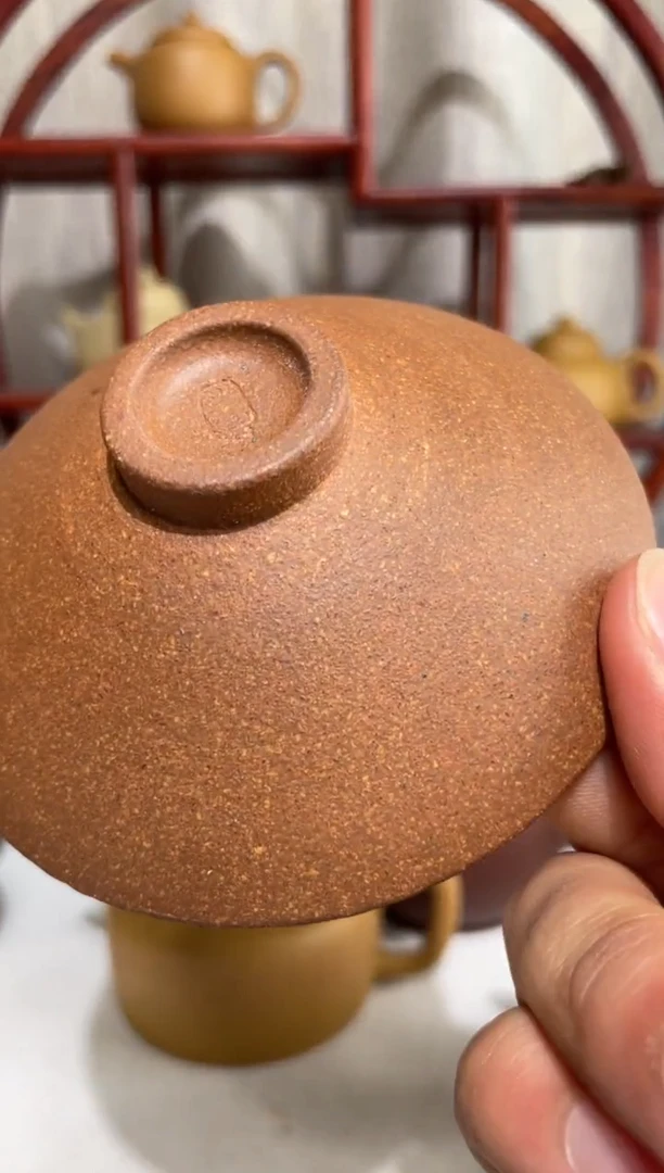 【闪购商品】紫砂茶壶宝山青降坡斗笠杯