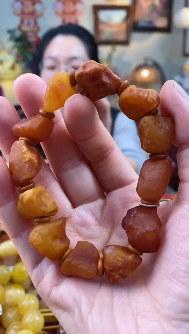 【闪购商品】琥珀手串未镶嵌手串