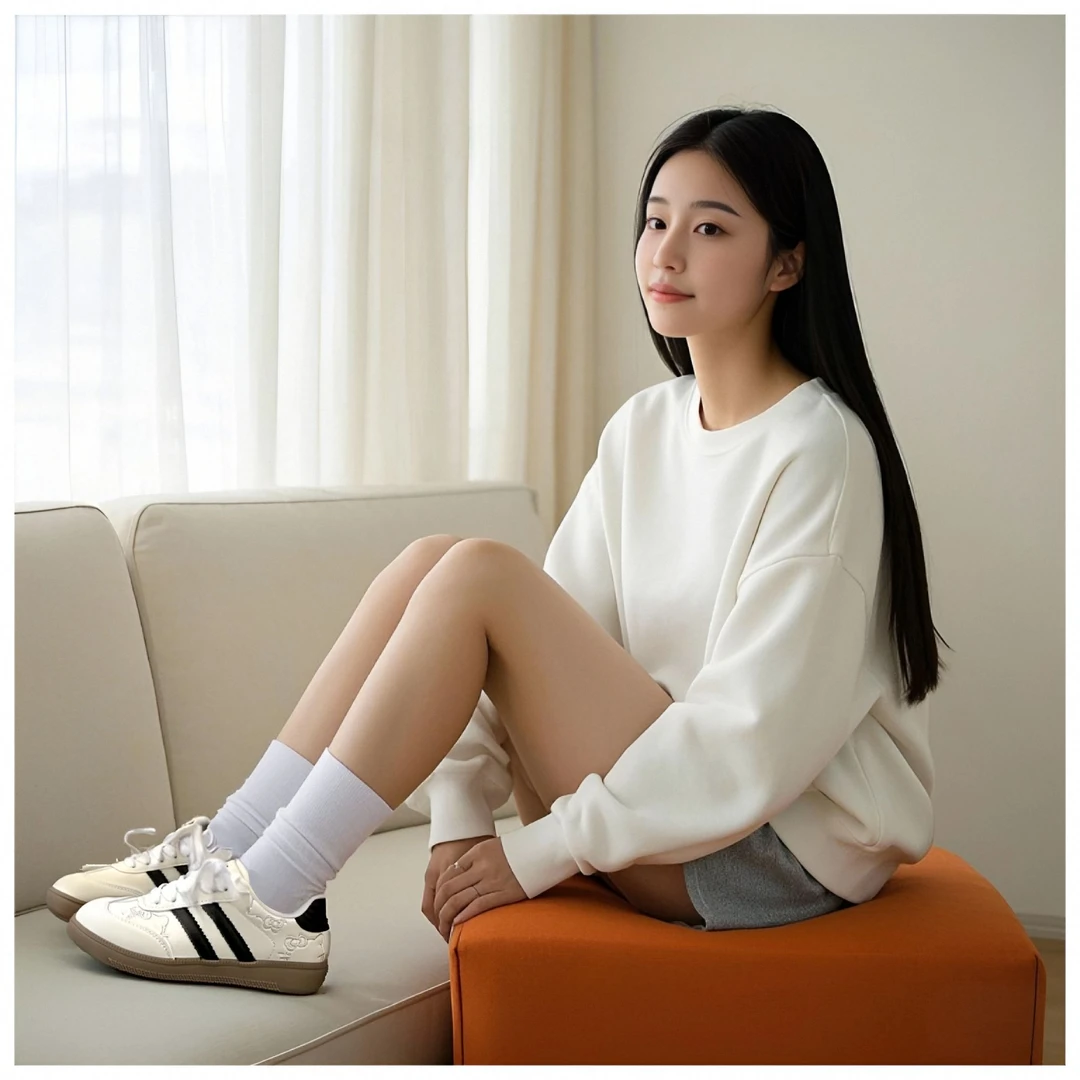 【L6】Y女鞋2025新款德训休闲运动轻便复古透气平底板鞋女