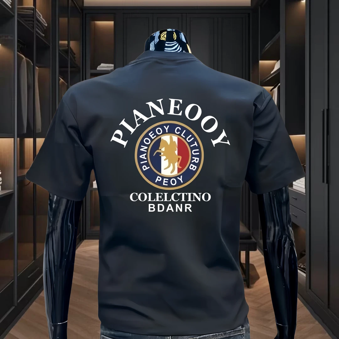 高街潮牌男士重磅纯棉短袖t恤夏季潮流时尚休闲百搭圆领半袖体恤