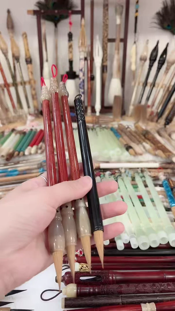 【清水试笔，拒绝蘸墨】墨舞笔庄毛笔4支