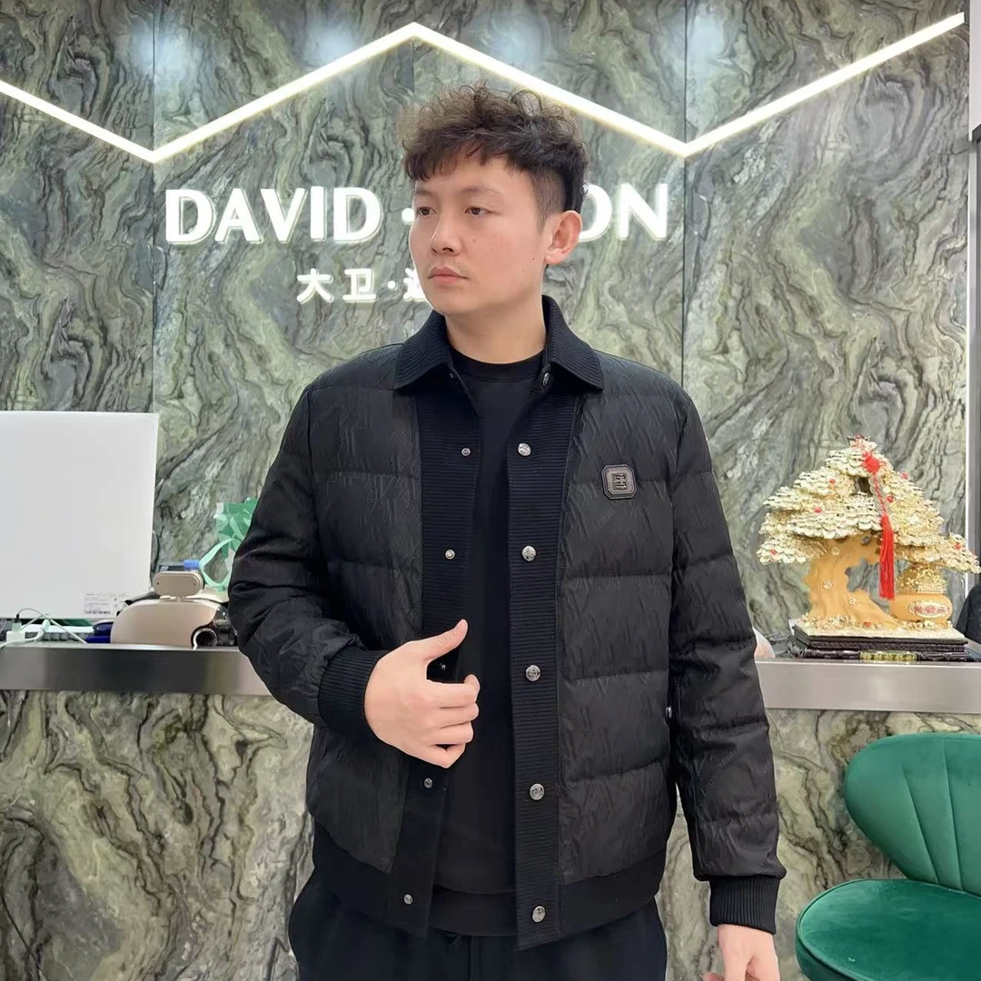 针织领夹克版羽绒服908426