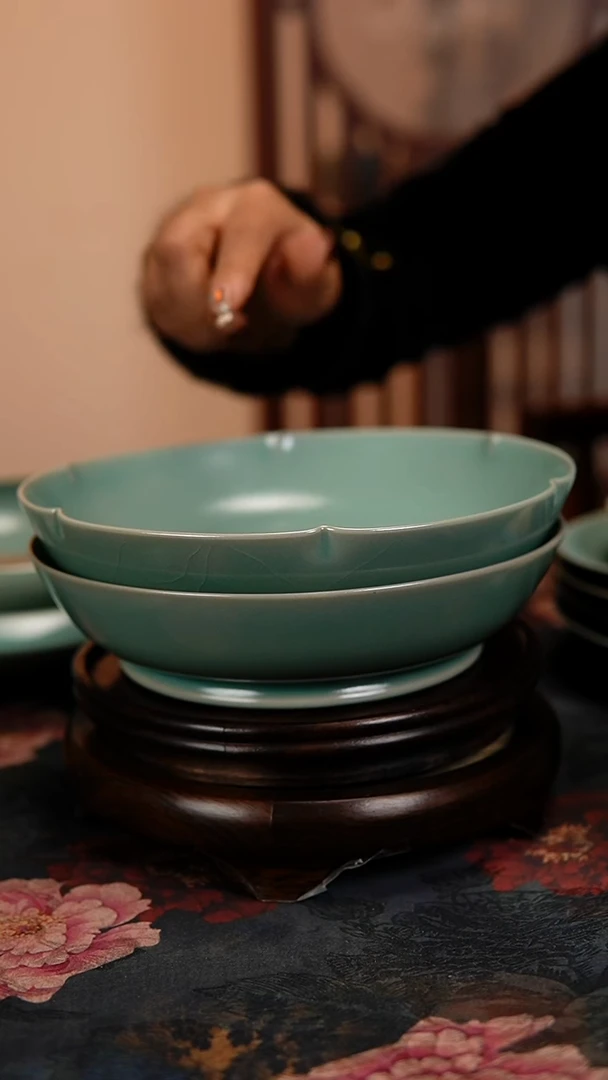 瓷片原产地原矿釉汝瓷