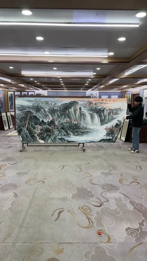 绘画Y-邵明义-大丈二-山水画