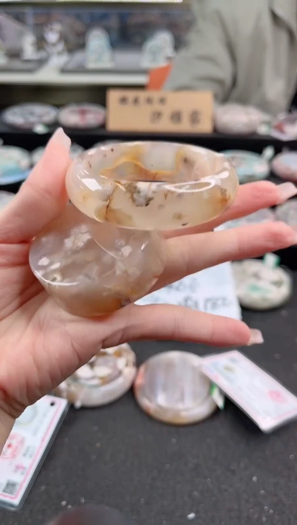 未镶嵌手镯石英质玉54圈口 （赠品镯心）3751572