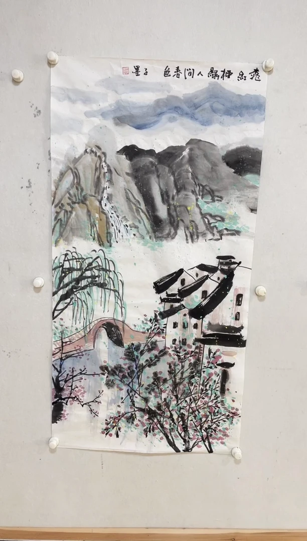 国画Y-王老师绘画作品-8平尺