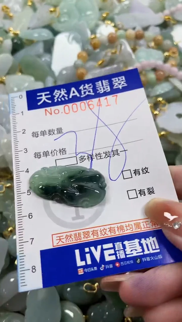 颈饰未镶嵌翡翠天然A货翡翠