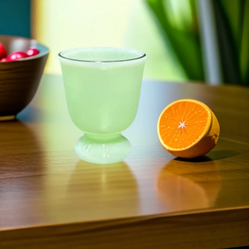 精致手工绿色描金玉瓷杯，酒中雅韵（单个）