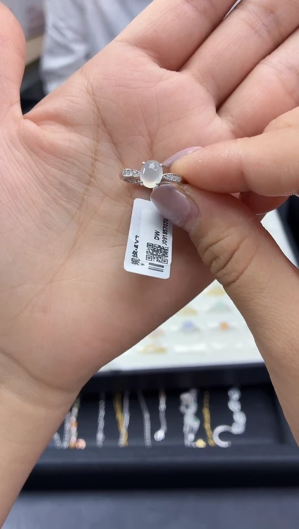 银S925镶嵌戒指翡翠111111