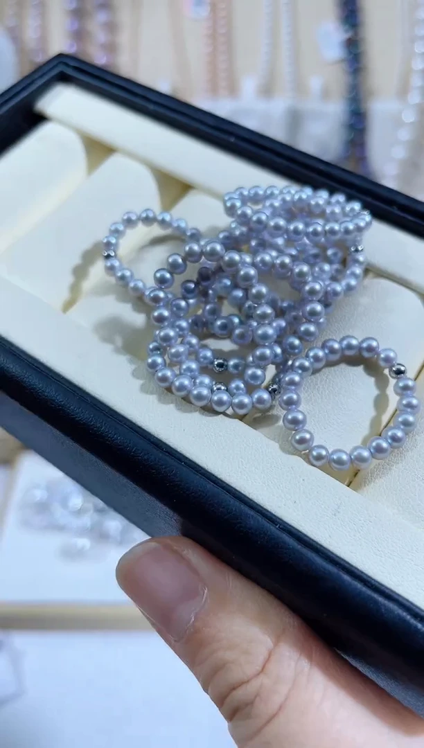 未镶嵌戒指淡水珍珠戒指多样性发其一