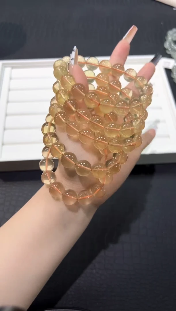 水晶手链未镶嵌33a多样性发其一【1条】默认微瑕12mm