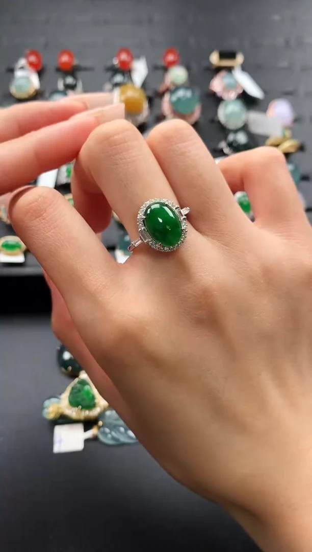 【闪购商品】翡翠戒指未镶嵌567567987665467