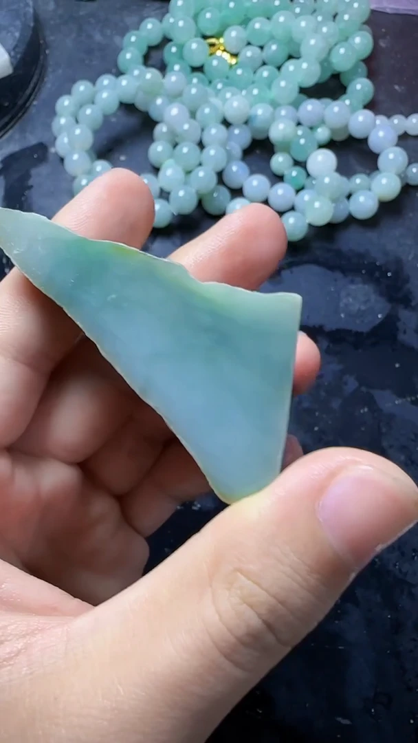 未镶嵌挂件翡翠老*:015