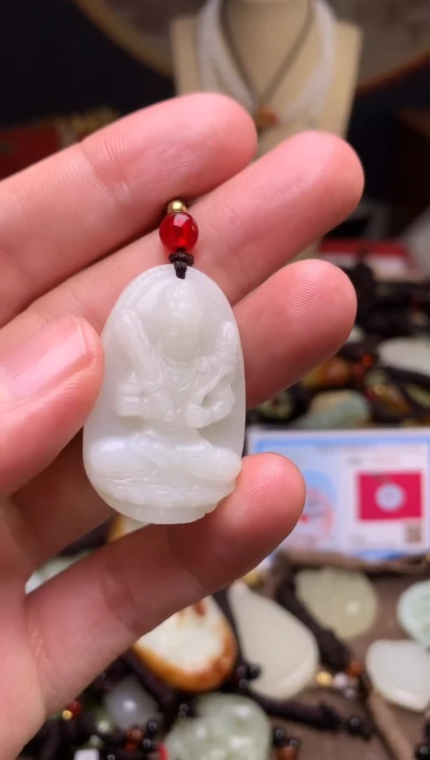 颈饰未镶嵌和田玉新疆料青海料清水和田玉吊坠