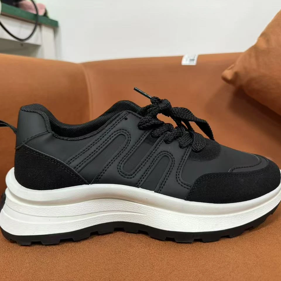 S181-S200女鞋休闲鞋板鞋时尚百搭真皮厚底平底秋季韩版