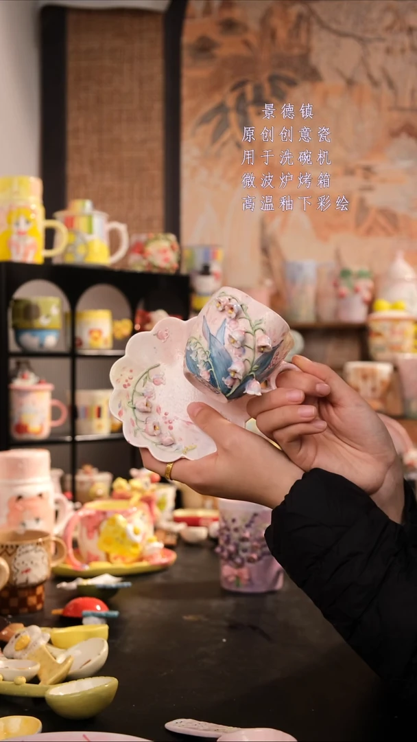 摆件陶旺的可以陶瓷设计师款