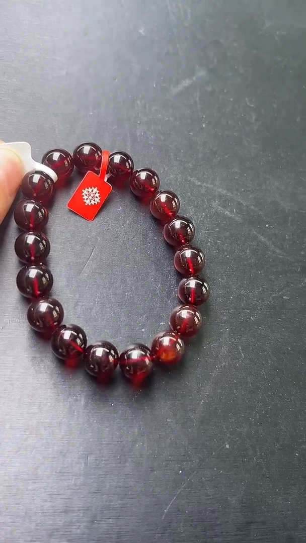 手串血珀未镶嵌血珀手串11mm+  J13457