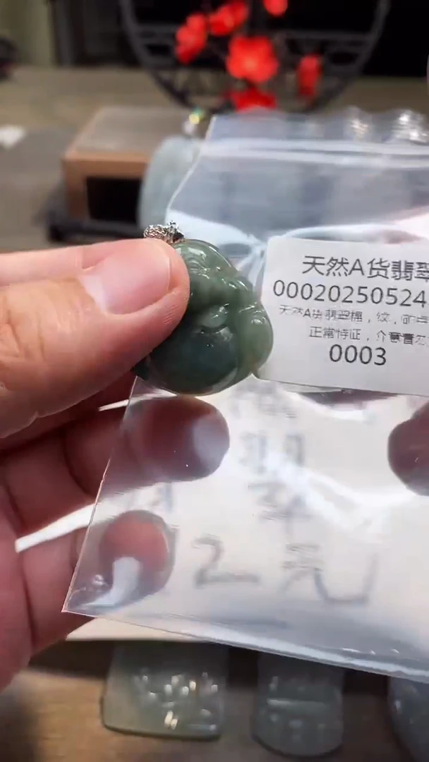 翡翠未镶嵌颈饰00020250524000003