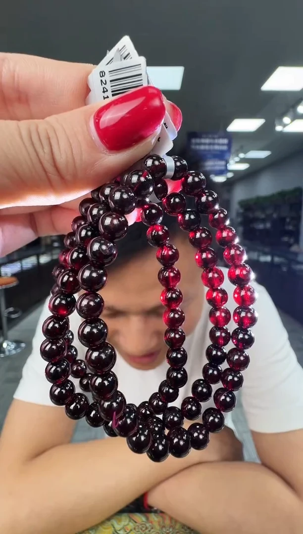 手链未镶嵌石榴石CX3483 约5mm多样式发一件