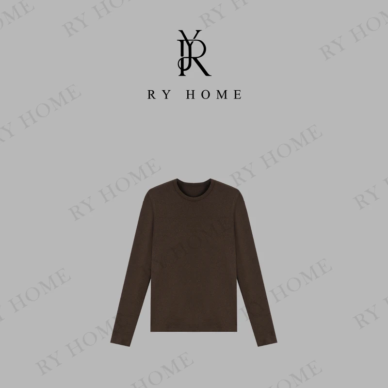 【容雨RYHOME】氨基酸原纱珍珠山羊绒打底衫243T1851