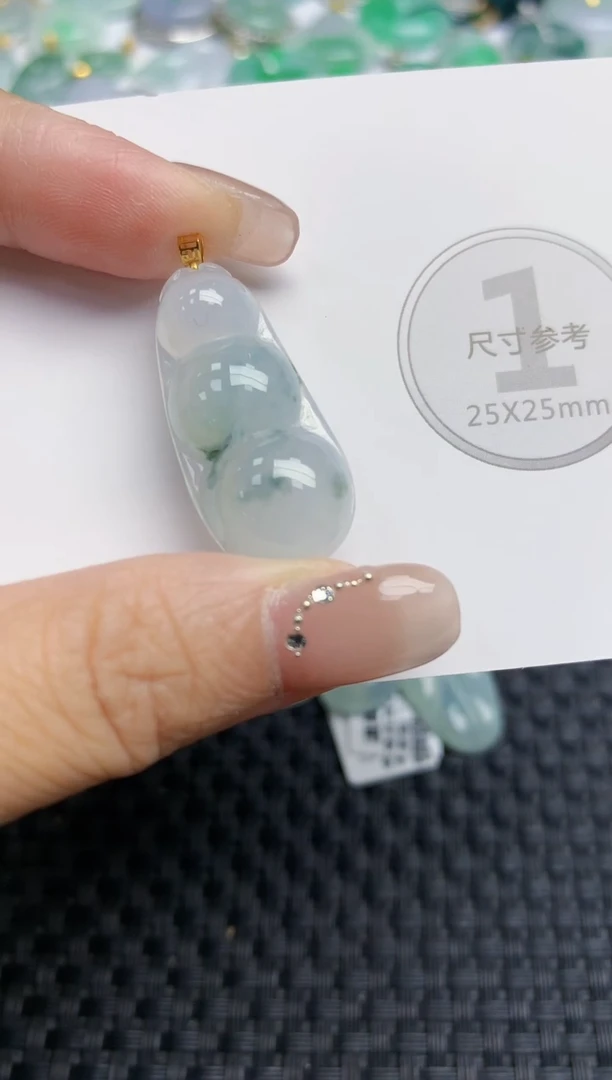 颈饰未镶嵌翡翠天然缅甸A货翡翠百元以上9元证书费自理