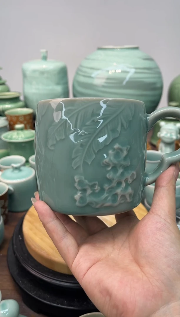 特价福利 微瑕 慧仙青瓷