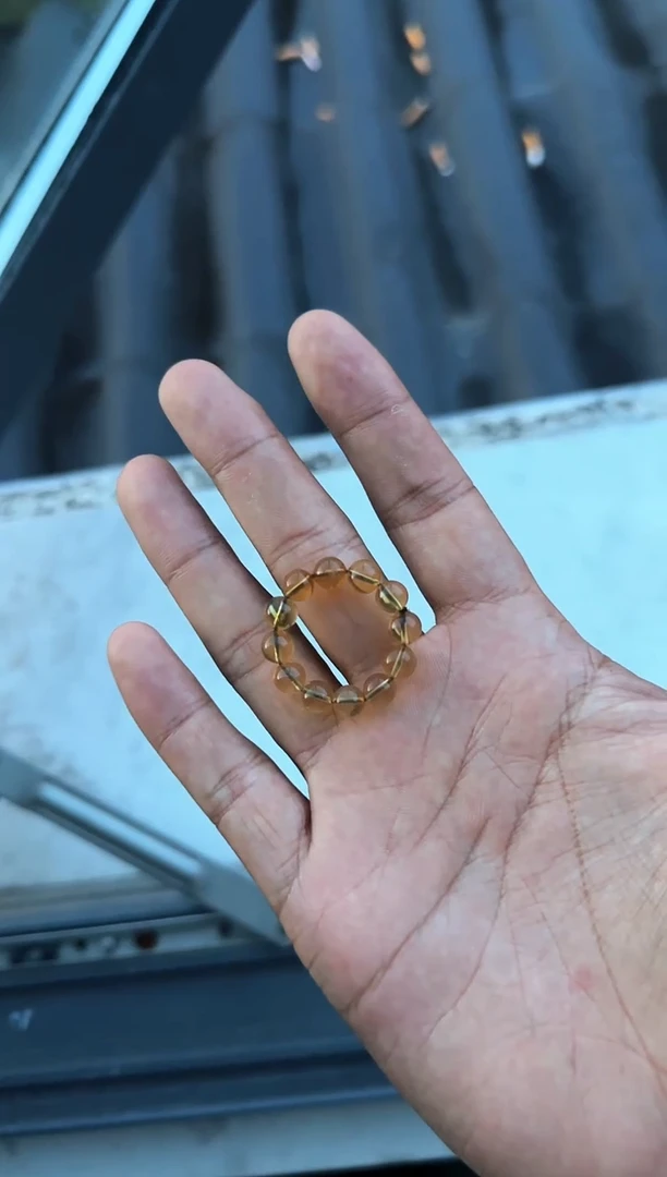 未镶嵌琥珀戒圈*100缅甸琥珀蓝珀戒圈5-6mm