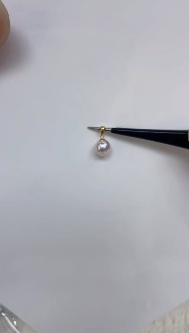 海水珍珠18K金镶嵌颈饰