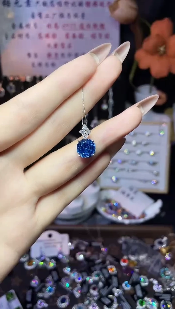 合成立方氧化锆925银编号F0162 吊坠