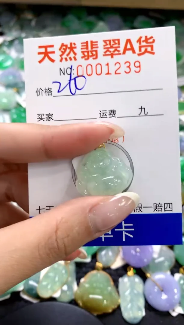 翡翠18K金镶嵌颈饰1111111111111111