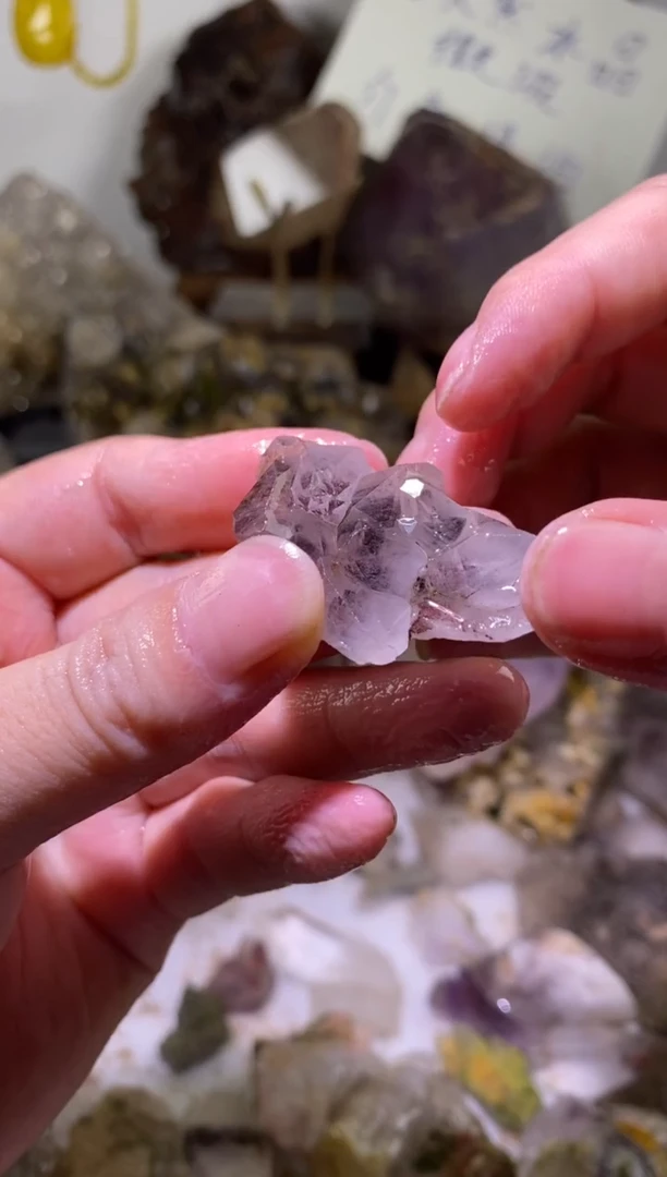 未镶嵌珠宝半成品水晶54号四川超七花园水晶